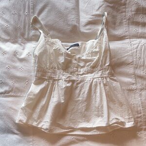 Brandy Melville White Tiffany Tank